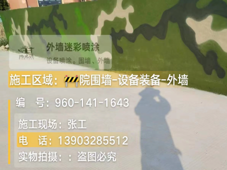 龙岩 迷彩漆喷涂价格（按平方米计费）